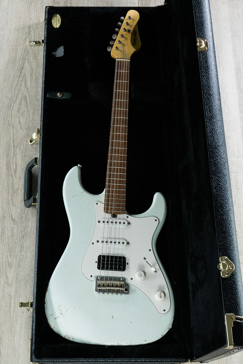 Friedman Guitars Vintage S Electric Guitar, HSS, Pau Ferro Fingerboard, Vintage White