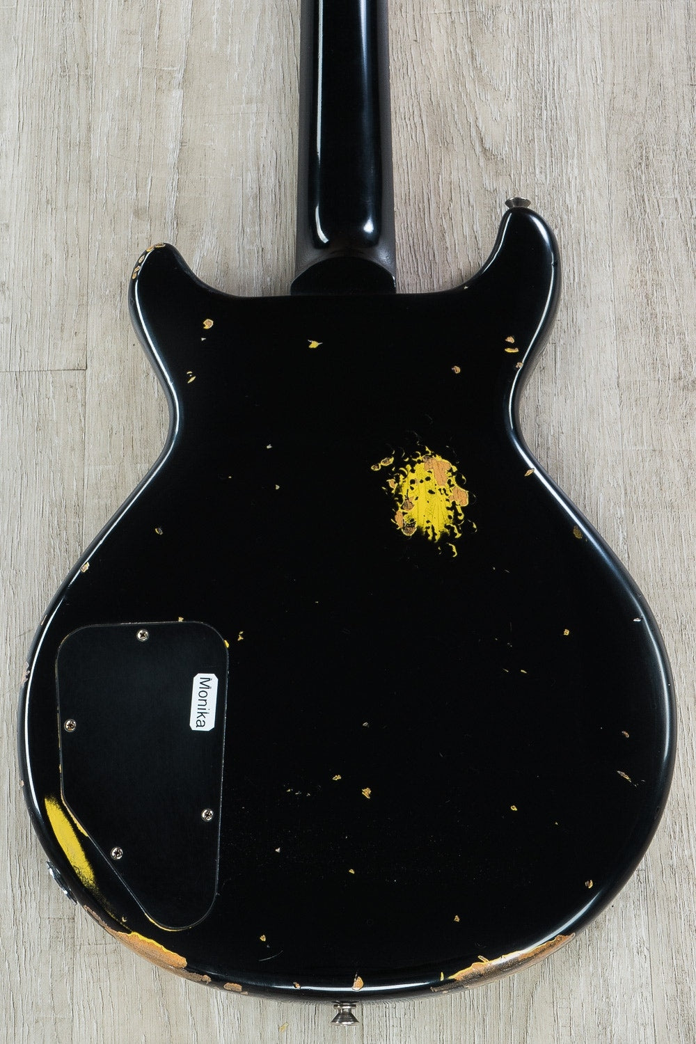 LsL Topanga Solidbody Electric Guitar, Rosewood Fingerboard, Hard Case - Black