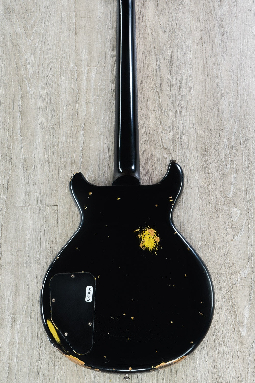 LsL Topanga Solidbody Electric Guitar, Rosewood Fingerboard, Hard Case - Black