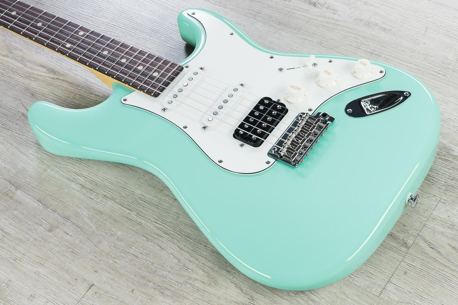 Suhr Classic Pro Electric Guitar, Indian Rosewood Fingerboard, HSS, SSCII, Deluxe Gig Bag - Surf Green
