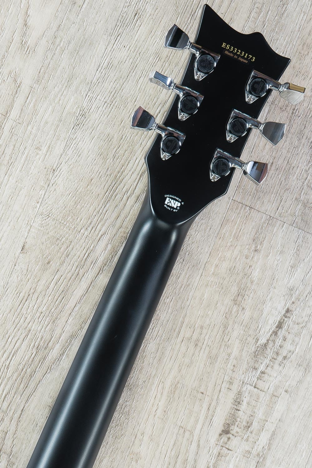 ESP E-II Eclipse BB Electric Guitar, Ebony Fingerboard, Hard Case - Black Satin (B-STOCK)
