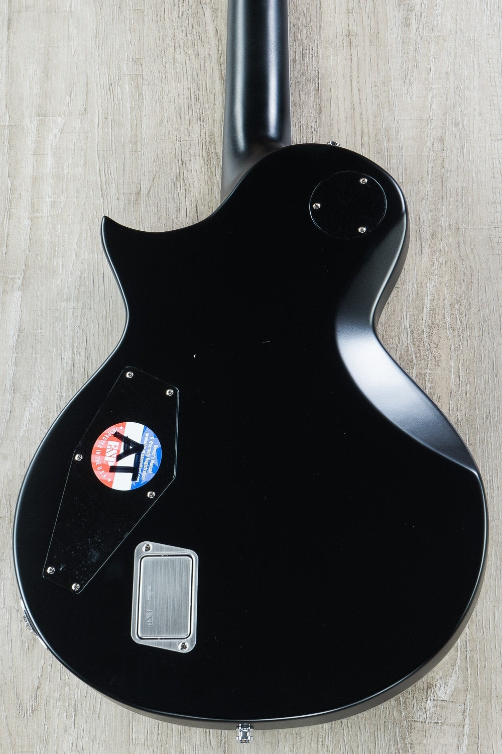 ESP E-II Eclipse BB Electric Guitar, Ebony Fingerboard, Hard Case - Black Satin (B-STOCK)