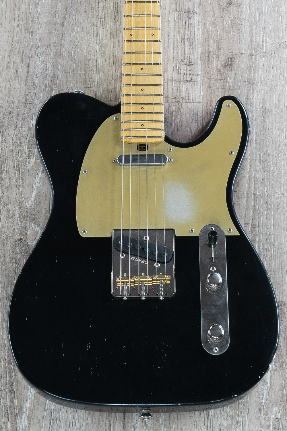Friedman Guitars Vintage T Classic Electric Guitar, Maple Fingerboard, Black