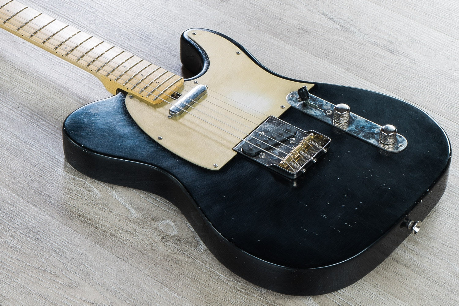Friedman Guitars Vintage T Classic Electric Guitar, Maple Fingerboard, Black