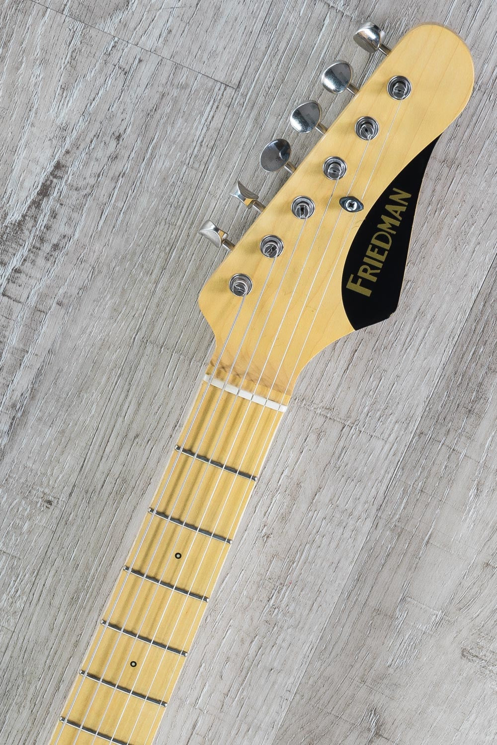 Friedman Guitars Vintage T Classic Electric Guitar, Maple Fingerboard, Black