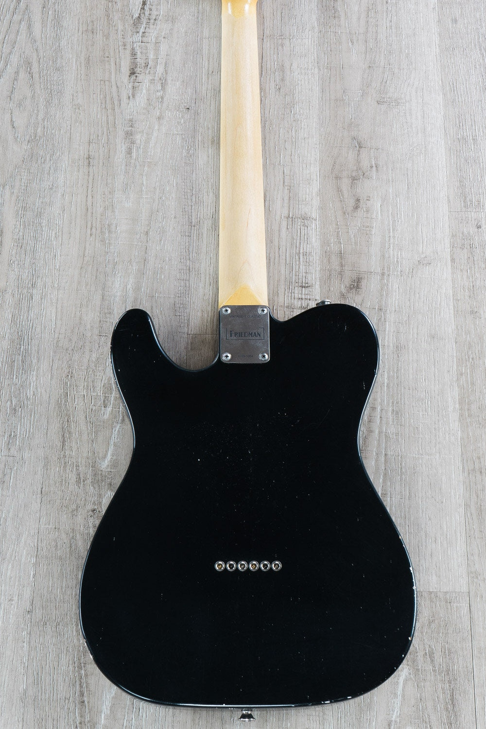 Friedman Guitars Vintage T Classic Electric Guitar, Maple Fingerboard, Black