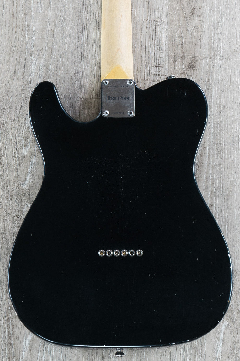 Friedman Guitars Vintage T Classic Electric Guitar, Maple Fingerboard, Black