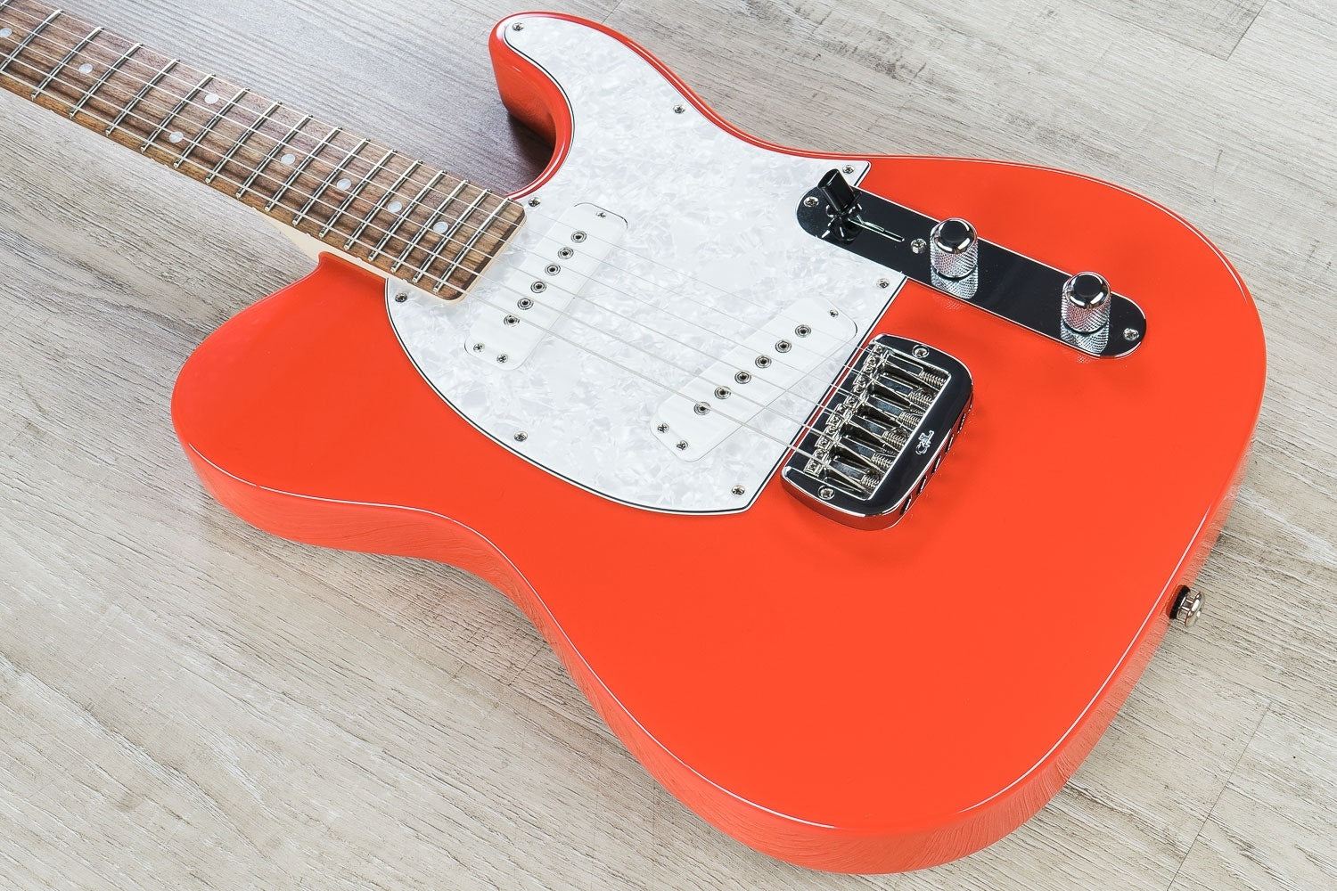 G&L USA ASAT Special Electric Guitar, Chechen Fingerboard, Hard Case - Rally Red