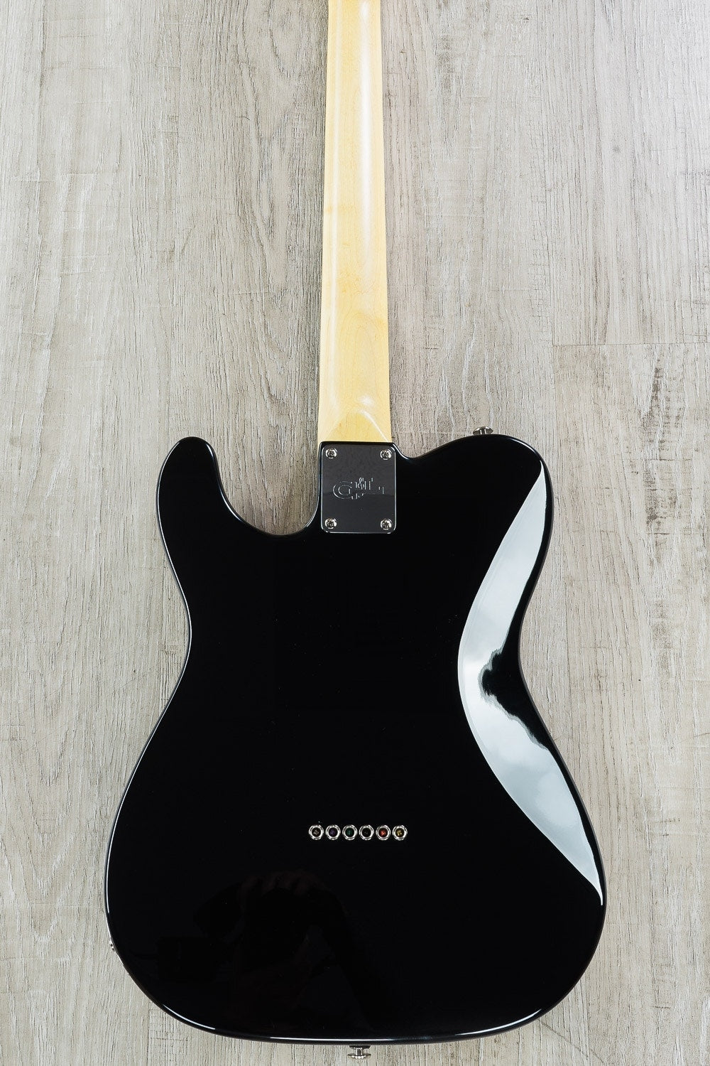 G&L USA ASAT Classic Bluesboy Electric Guitar, Chechen Fingerboard, Hard Case - Jet Black