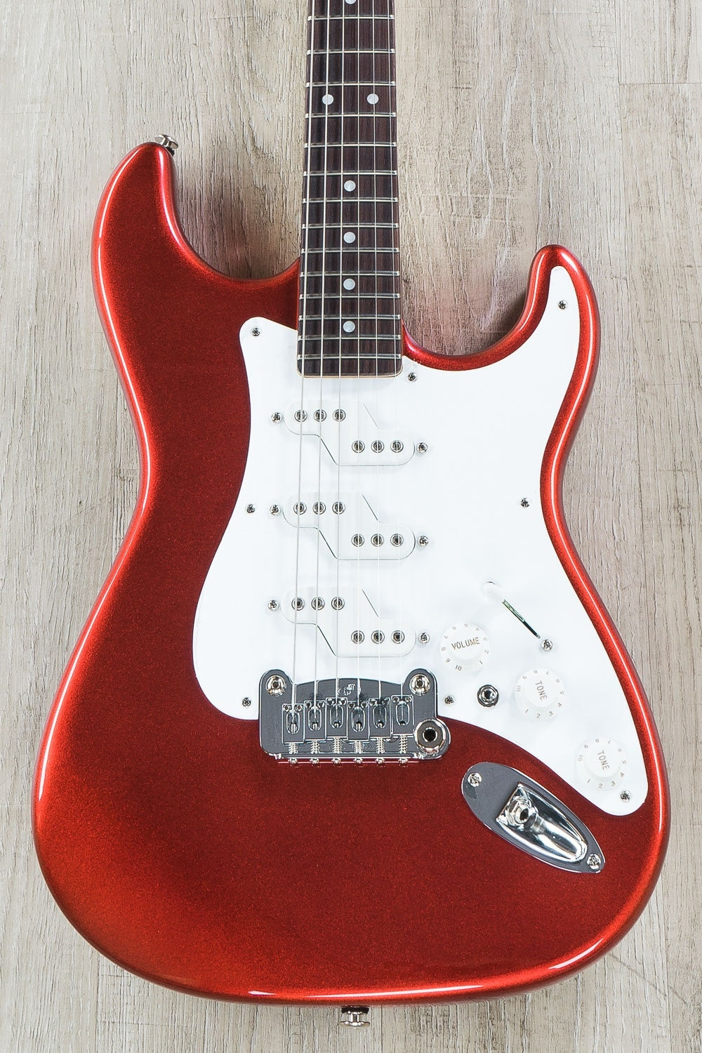 G&L USA Comanche Electric Guitar, Rosewood Fingerboard, Hard Case - Candy Apple Red Metallic