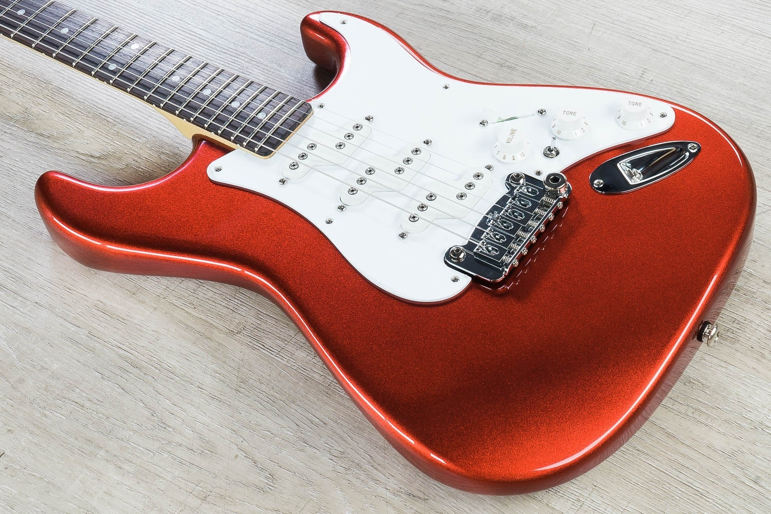 G&L USA Comanche Electric Guitar, Rosewood Fingerboard, Hard Case - Candy Apple Red Metallic