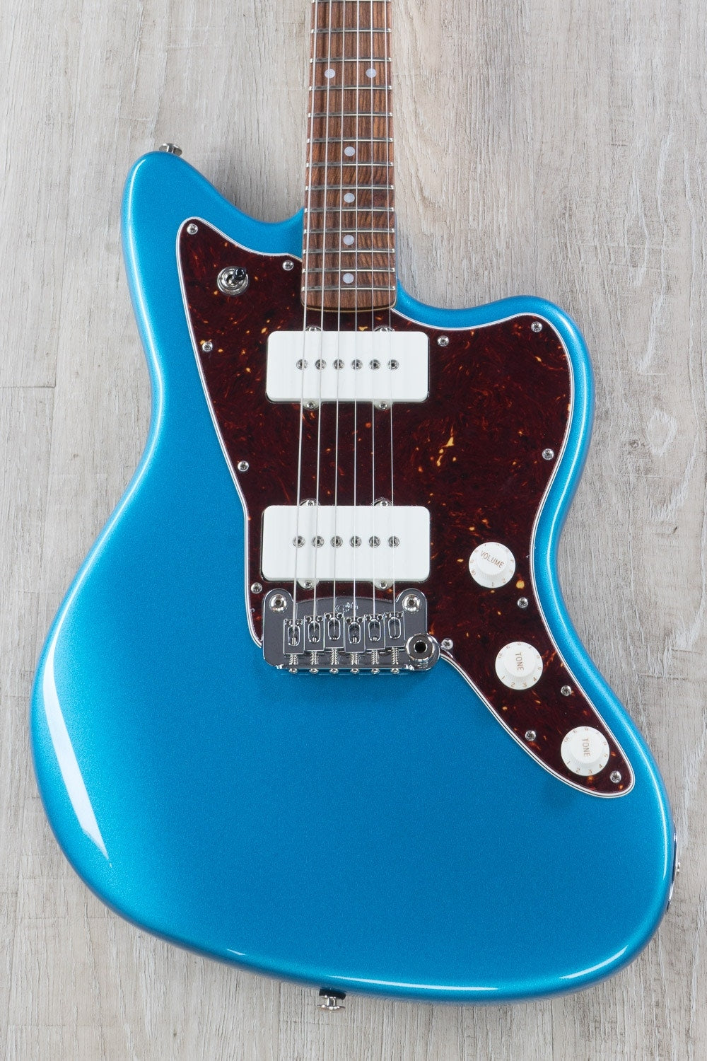 G&L USA Doheny Electric Guitar, Chechen Fingerboard, Hard Case - Lake Placid Blue Metallic