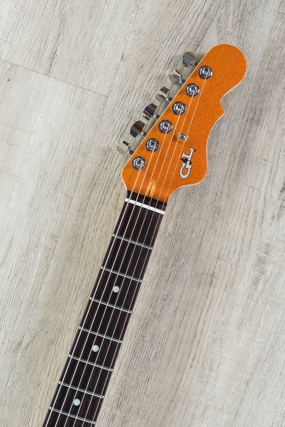 G&L USA Doheny Electric Guitar, Rosewood Fingerboard, Hard Case - Tangerine Metallic