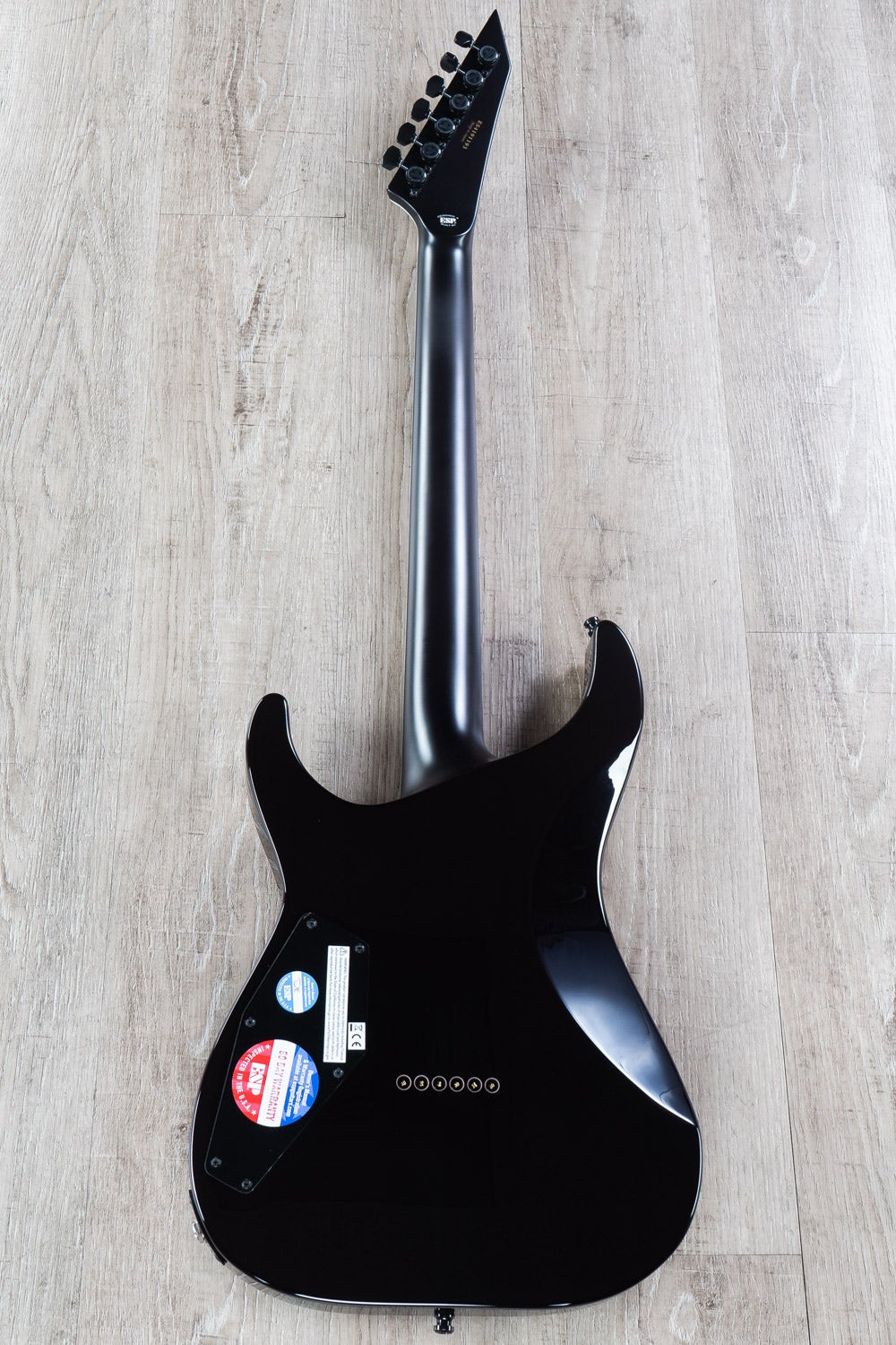ESP E-II M-II NT Electric Guitar, Buckeye Burl Maple Top, Black Natural Fade (B-STOCK)