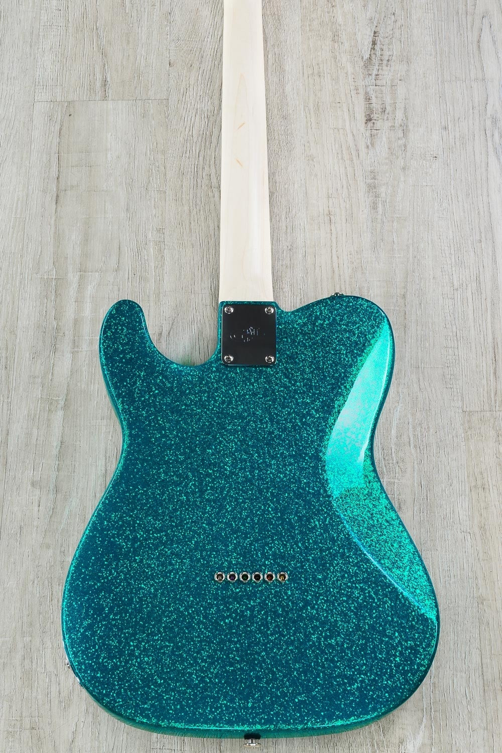 G&L USA ASAT Classic Bluesboy Electric Guitar, Chechen Fingerboard, Hard Case - Turquoise Flake
