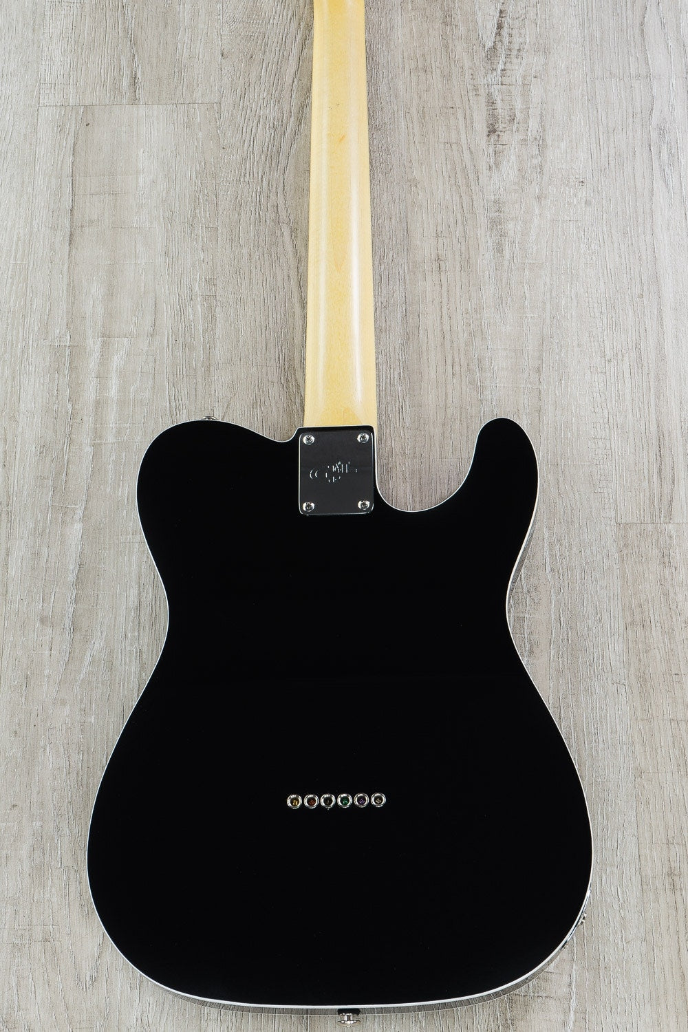 G&L USA ASAT Classic Left-Handed Electric Guitar, Maple Fingerboard, Alnico Pickups, Hard Case - Jet Black