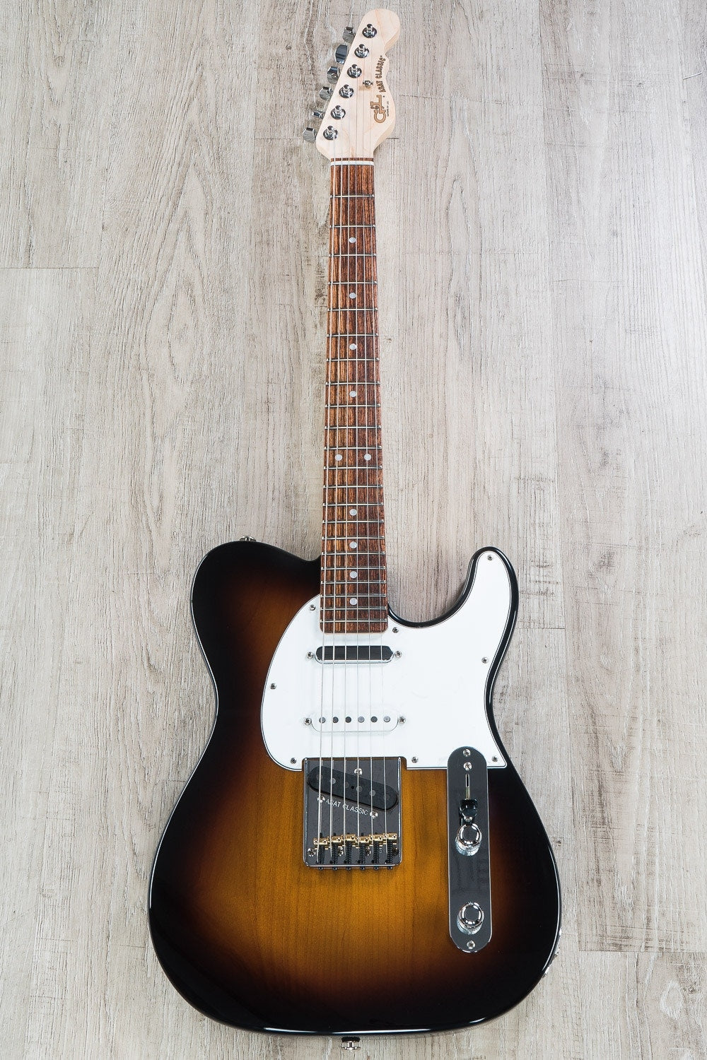 G&L ASAT Classic S Alnico Electric Guitar, Chechen Fingerboard, Hard Case - Tobacco Sunburst