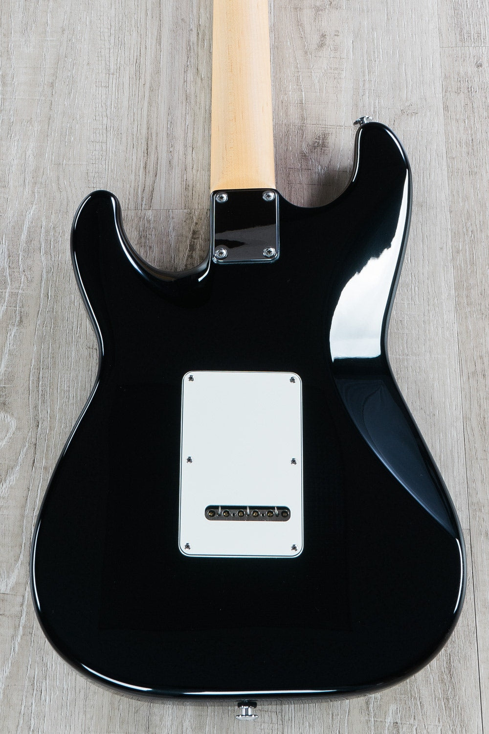 Suhr Classic S Electric Guitar, Maple Fingerboard, HSS, SSCII - Black, Deluxe Padded Gig Bag