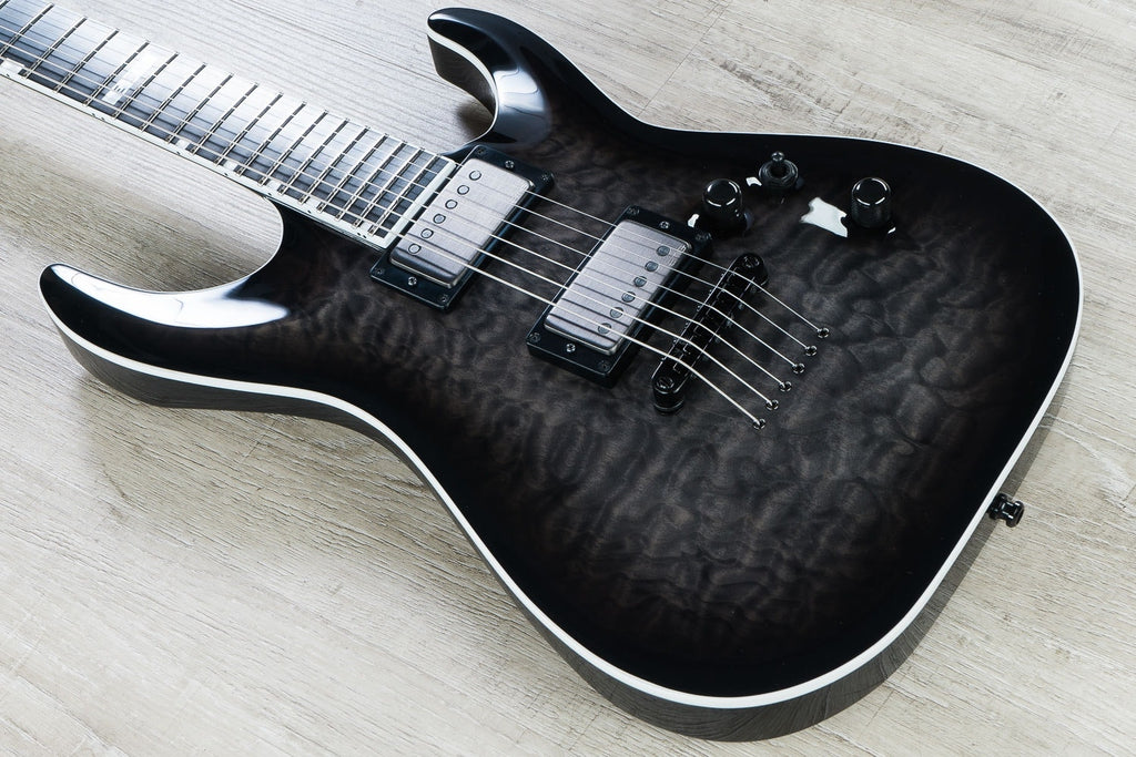 ESP E-II Horizon NT-II Electric Guitar, Quilted Maple Top, Hard Case - See Thru Black Sunburst (B-STOCK)