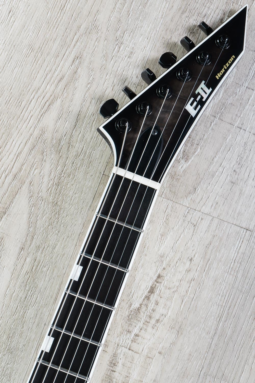 ESP E-II Horizon NT-II Electric Guitar, Quilted Maple Top, Hard Case - See Thru Black Sunburst (B-STOCK)