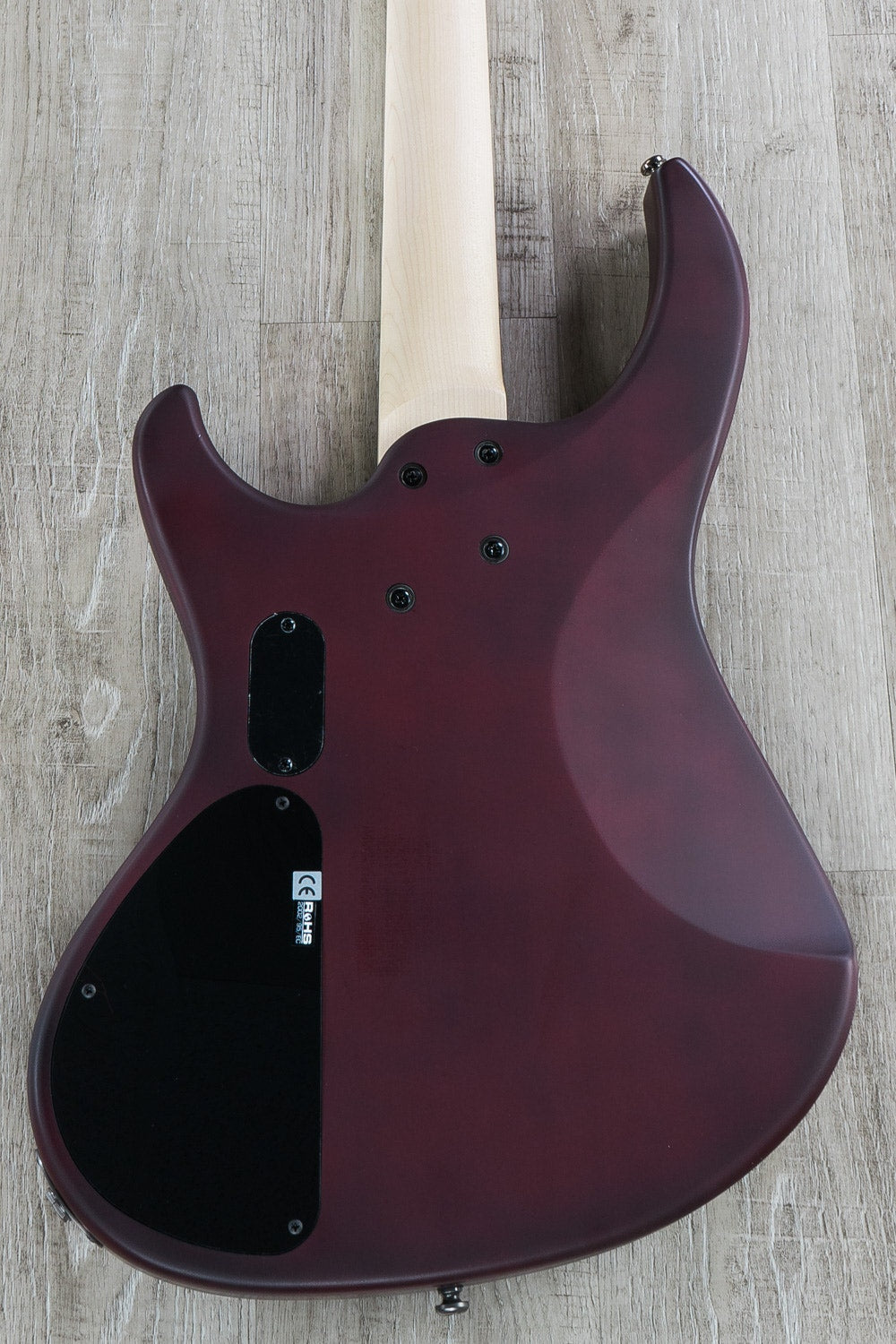 MTD Kingston Saratoga Deluxe Bass Guitar, 4-String, Maple Fingerboard, Deep Cherry Burst