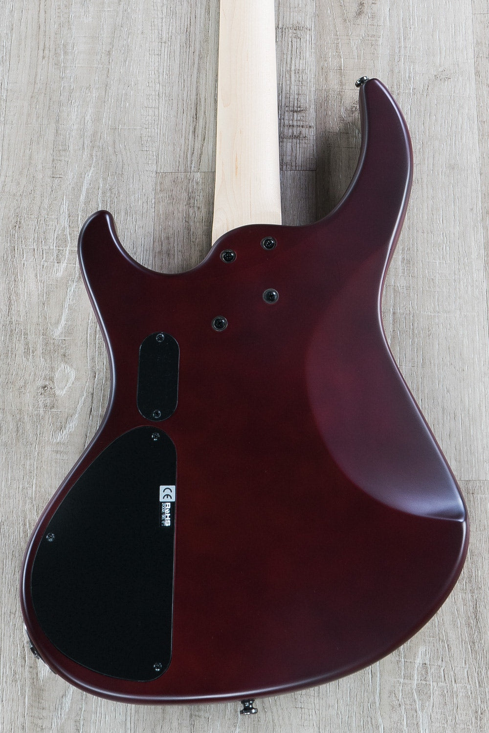 MTD Kingston Saratoga Deluxe Bass Guitar, 4-String, Rosewood Fingerboard, Deep Cherry Burst