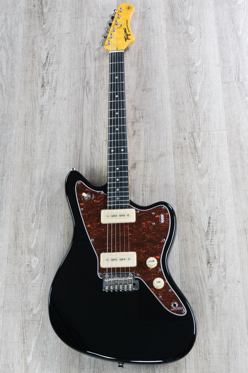 Tagima TW-61 Woodstock Series Jazzmaster Style Electric Guitar - Black