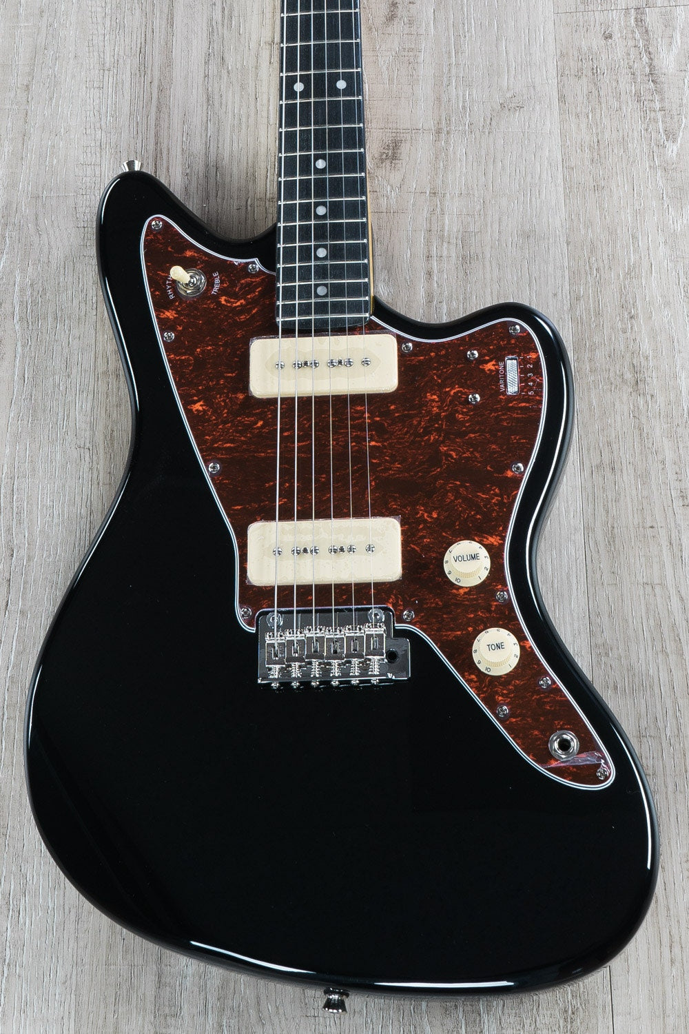 Tagima TW-61 Woodstock Series Jazzmaster Style Electric Guitar - Black
