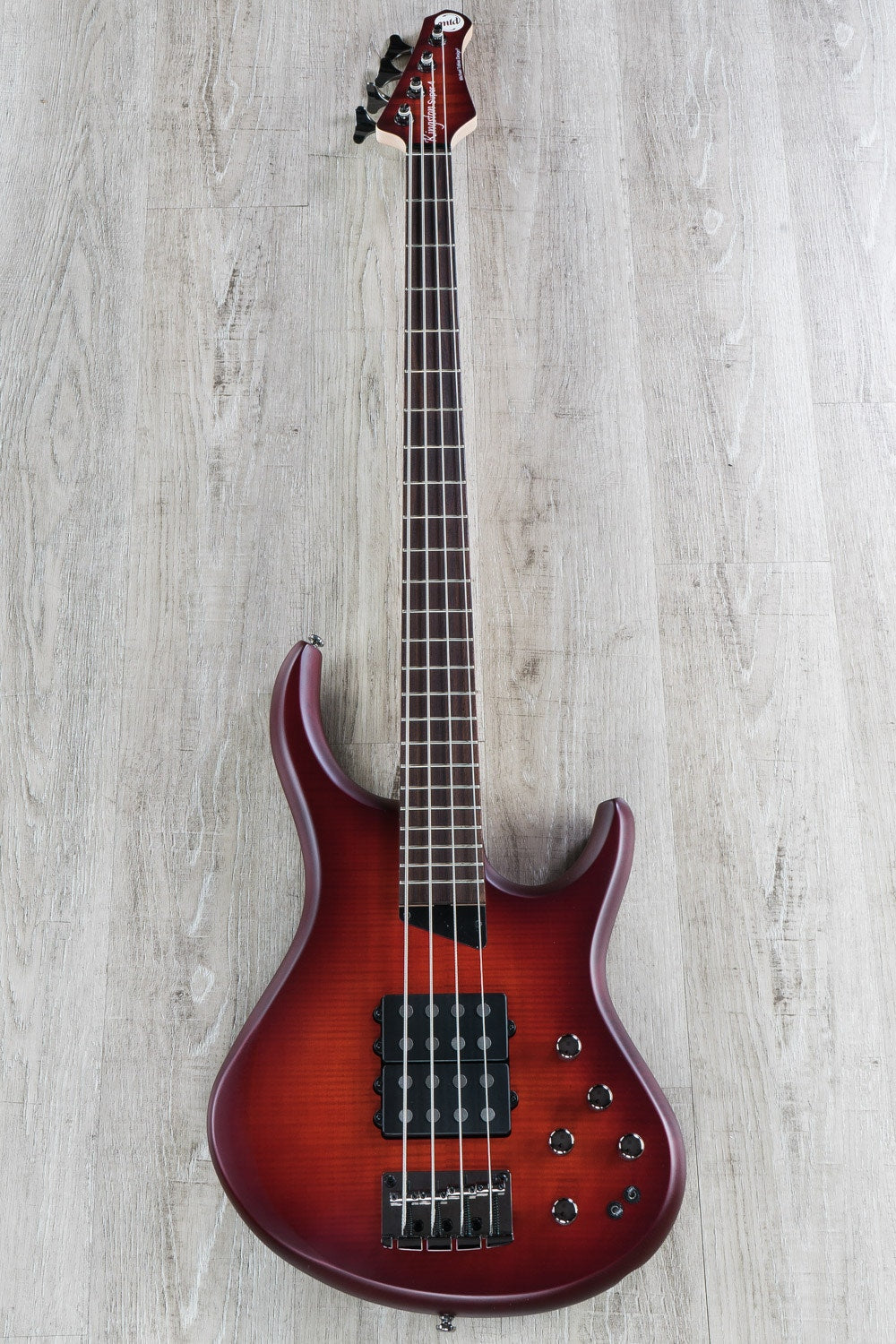 MTD Kingston Super Bass Guitar, 4-String, Rosewood Fingerboard, Dr. Brown's Burst