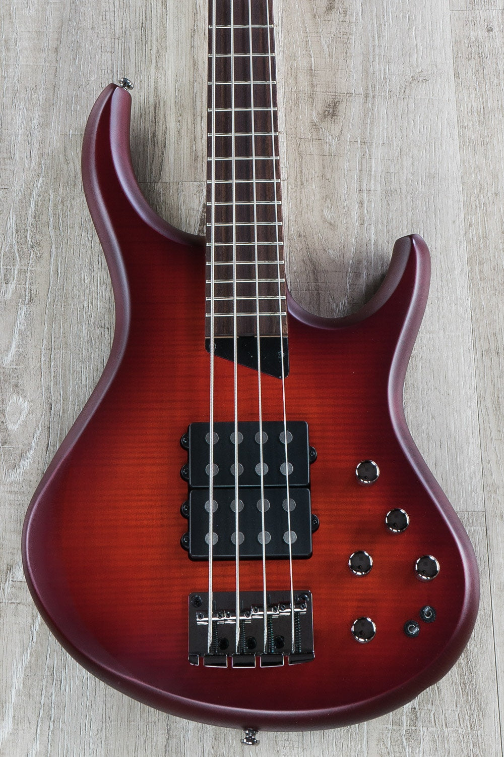 MTD Kingston Super Bass Guitar, 4-String, Rosewood Fingerboard, Dr. Brown's Burst