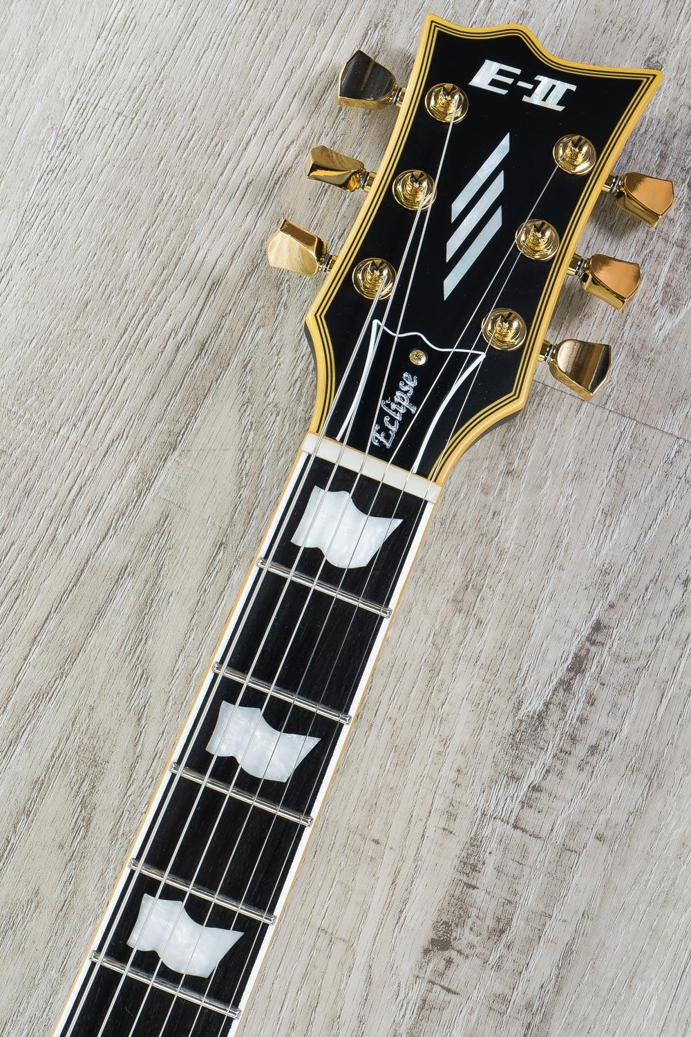 ESP E-II Eclipse DB Electric Guitar with Case - Vintage Black (B-STOCK)