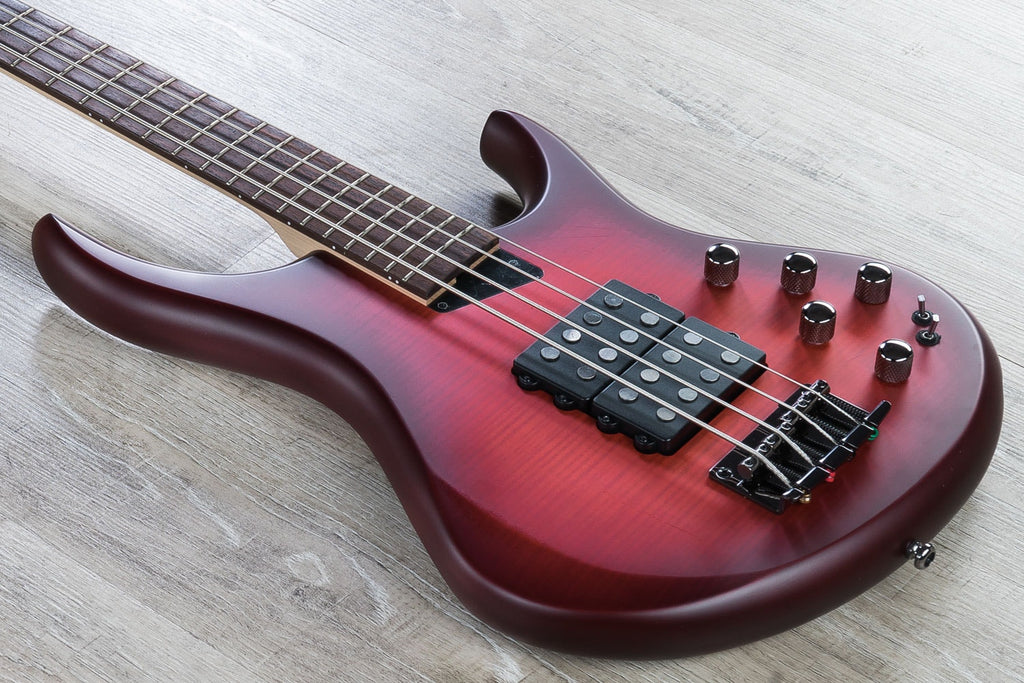 MTD Kingston Super Bass Guitar, 4-String, Rosewood Fingerboard, Dr. Brown's Burst