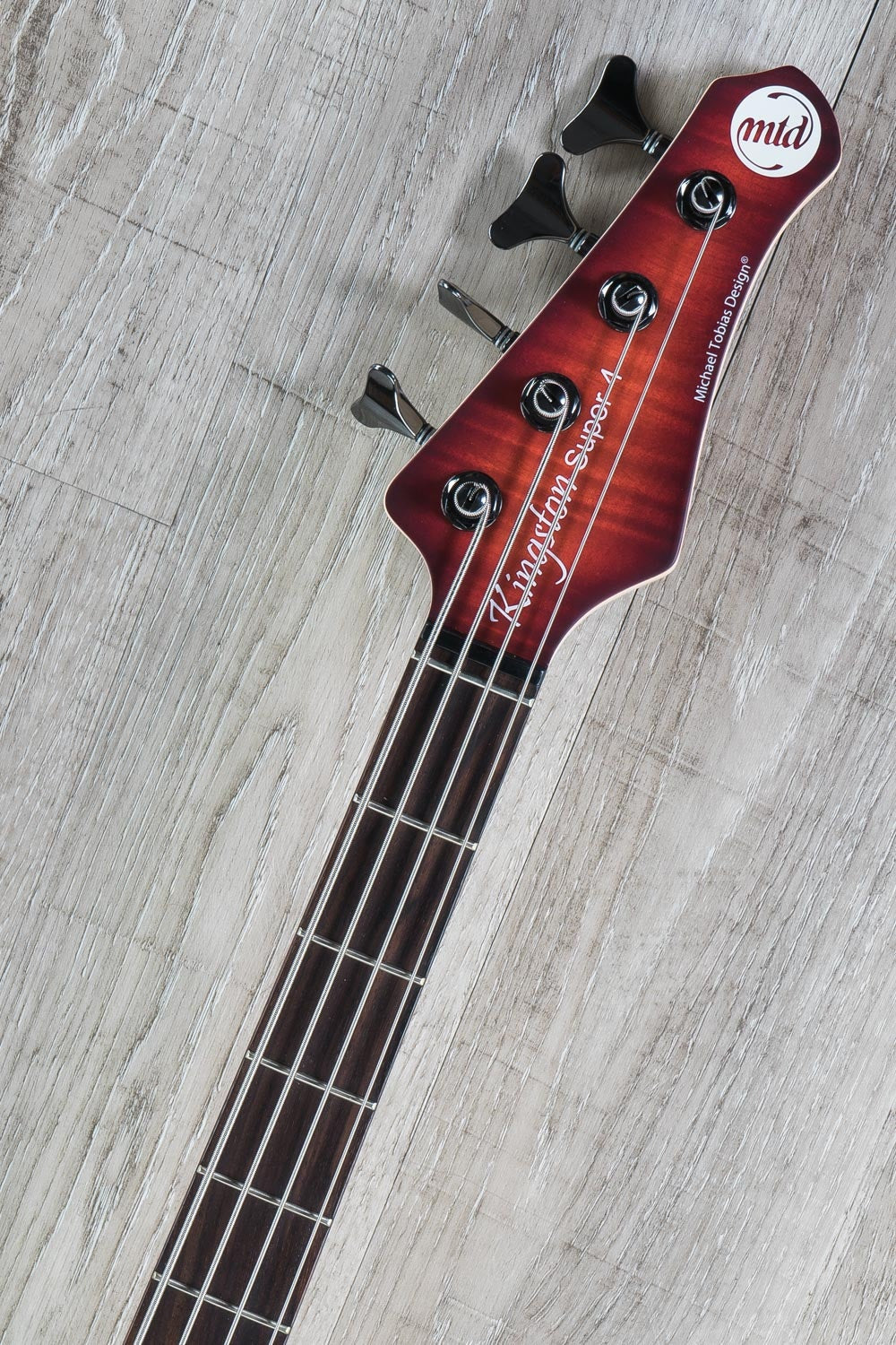 MTD Kingston Super Bass Guitar, 4-String, Rosewood Fingerboard, Dr. Brown's Burst