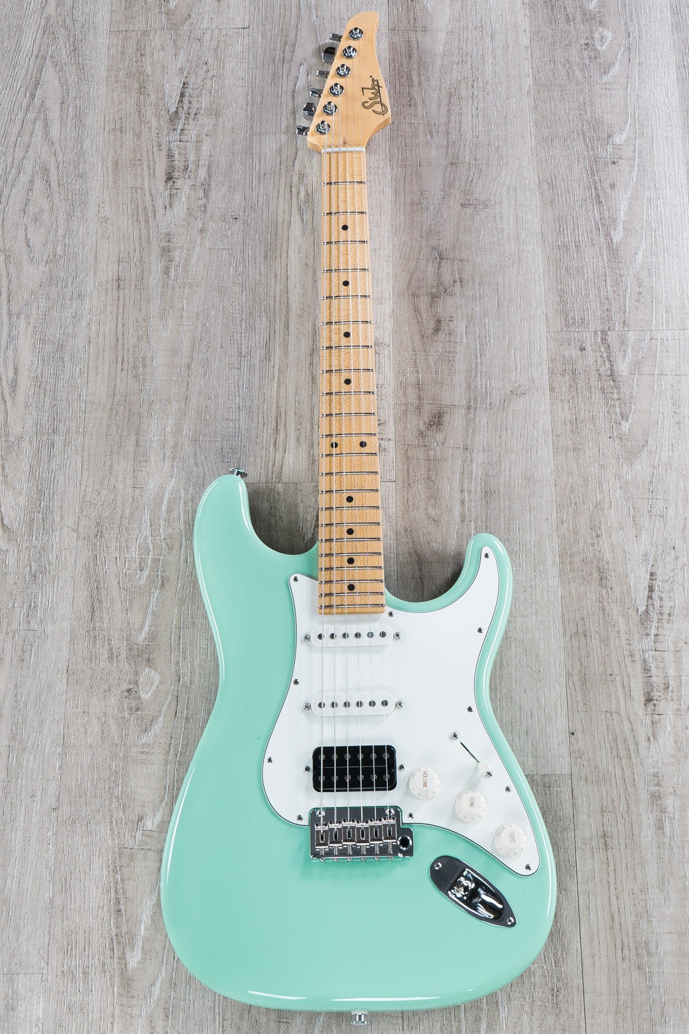 Suhr Guitars Classic S Electric Guitar, Maple Fingerboard, HSS, Surf Green