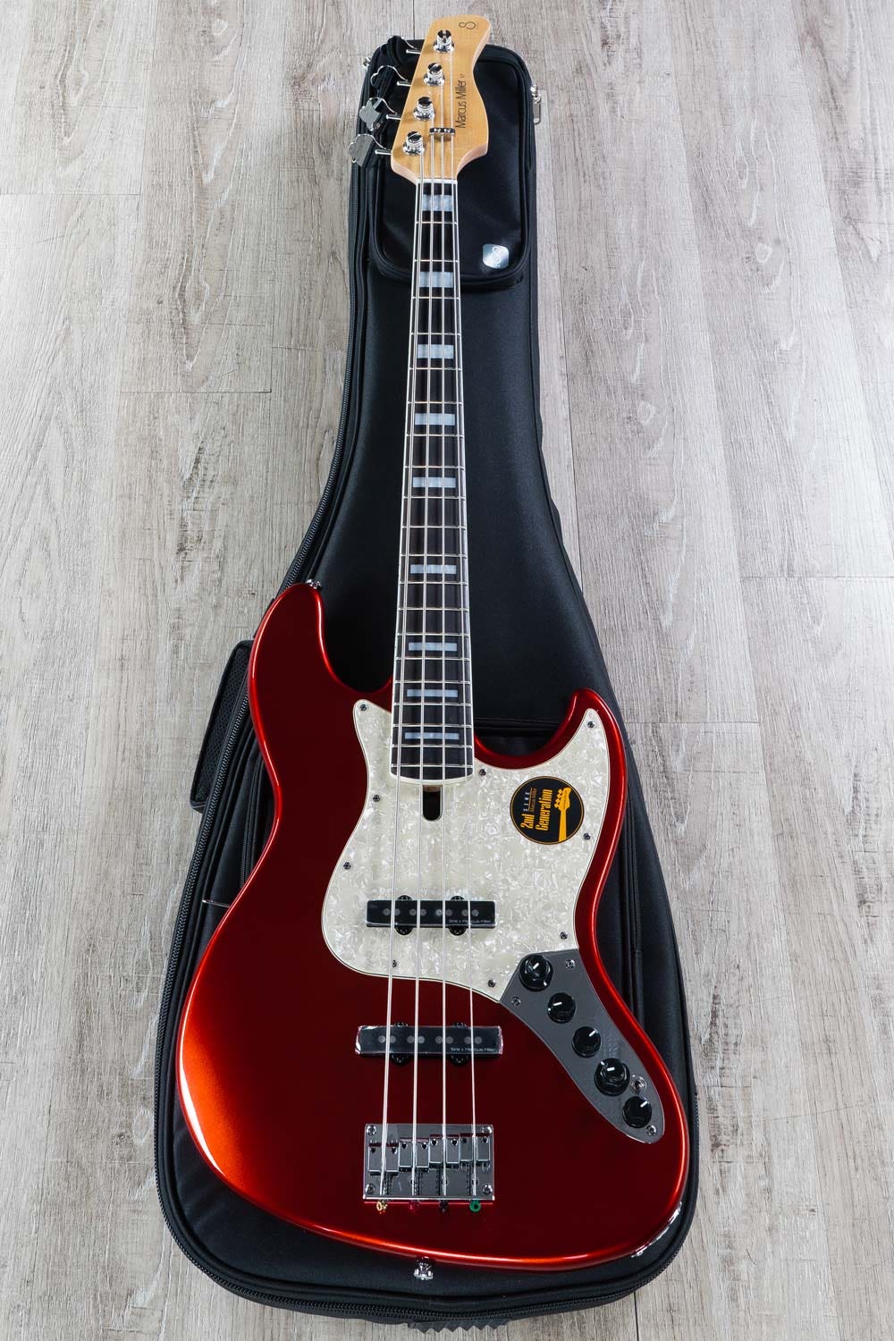 Sire Marcus Miller V7 2nd Gen Bass Guitar, Alder, BMR Red w/ Gig Bag