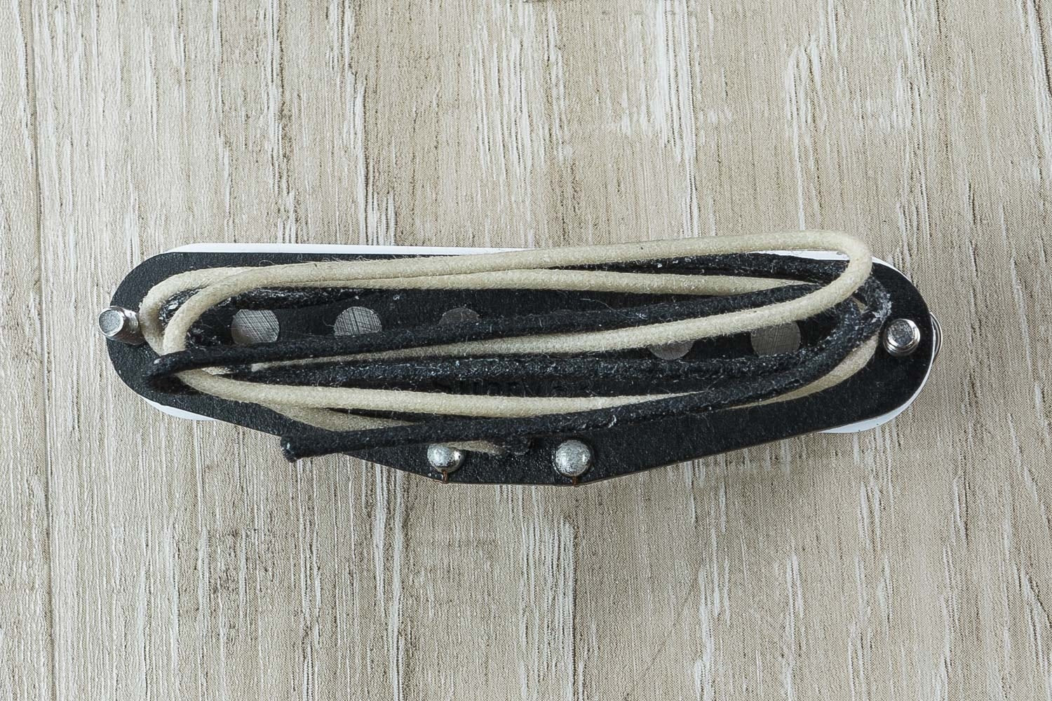 Suhr V63 Single Coil Pickup, Neck, White