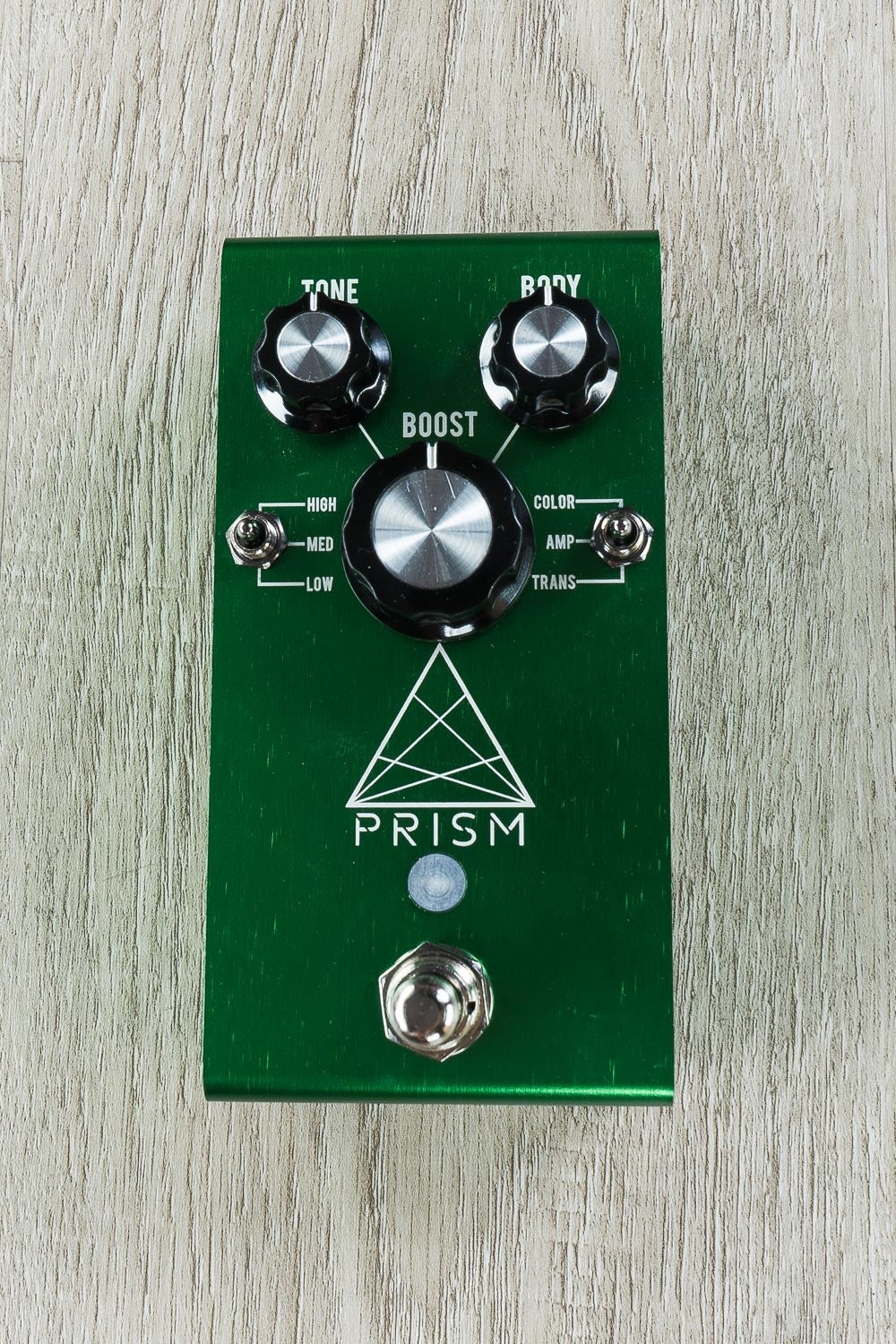 Jackson Audio Prism Buffer Boost Preamp EQ and Overdrive Guitar Effects Pedal (Green)