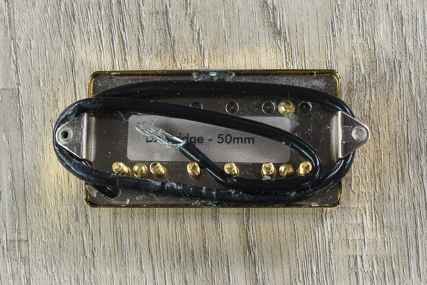 Suhr Aldrich Single Screw Hot Humbucker Pickup, Bridge 50mm, Gold