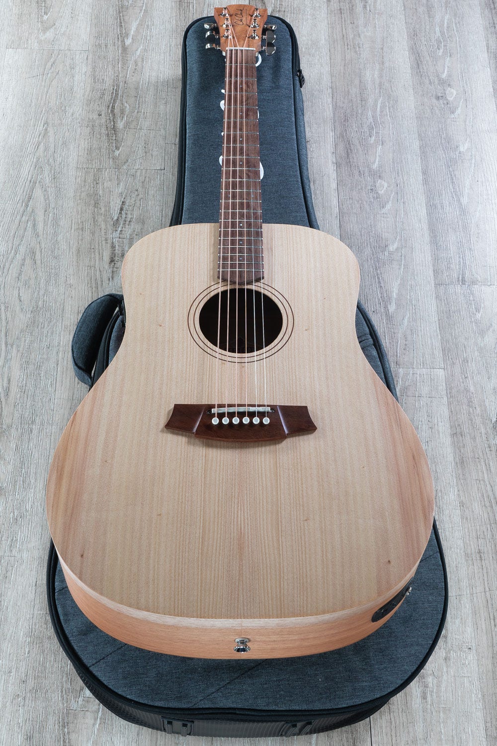 Cole Clark Fat Lady 1 Series CCFL1E-BM Acoustic-Electric Guitar, Bunya Top, Queensland Maple Back/Sides, Hard Case