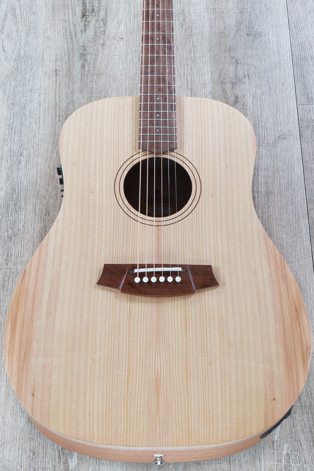 Cole Clark Fat Lady 1 Series CCFL1E-BM Acoustic-Electric Guitar, Bunya Top, Queensland Maple Back/Sides, Hard Case