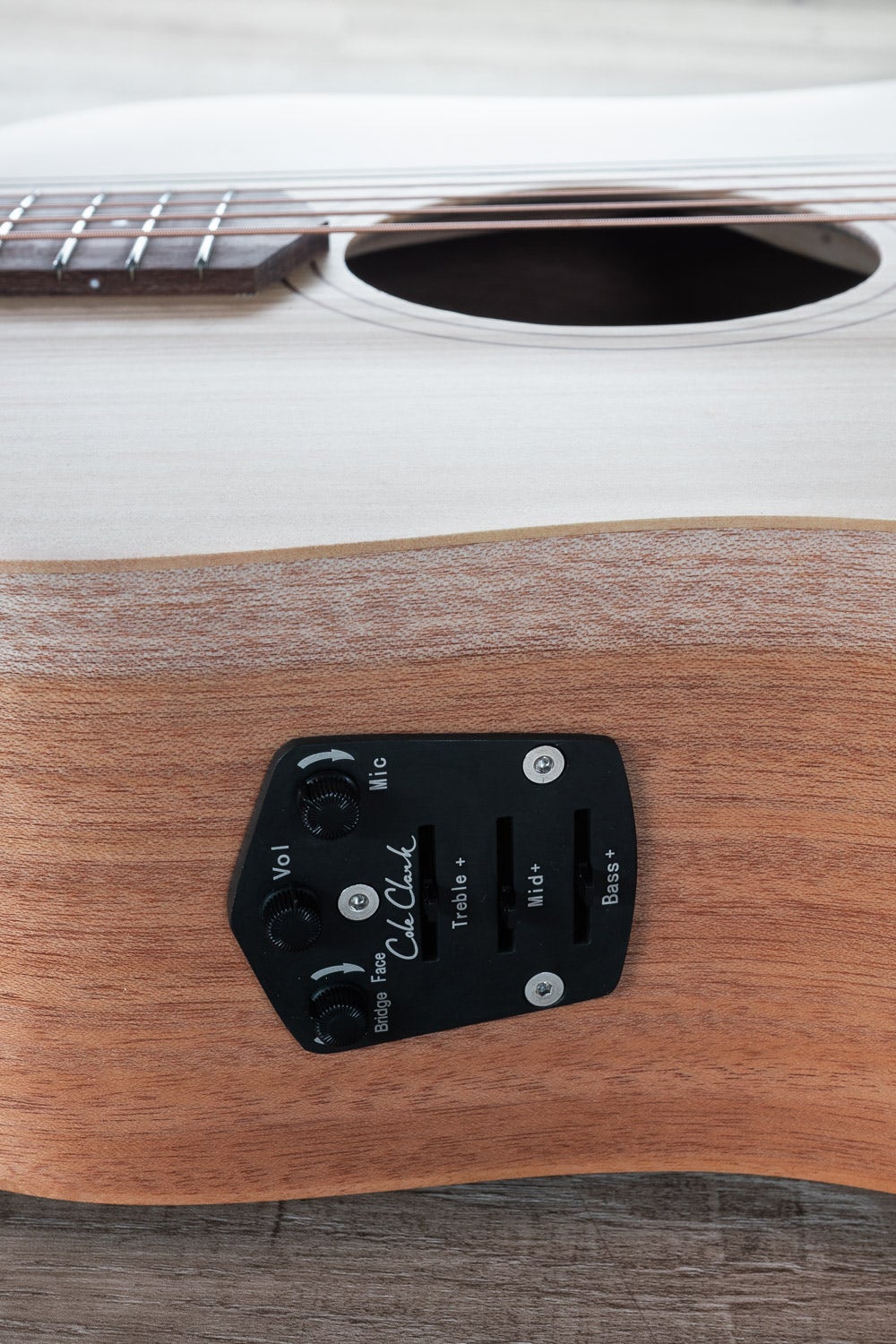Cole Clark Fat Lady 1 Series CCFL1E-BM Acoustic-Electric Guitar, Bunya Top, Queensland Maple Back/Sides, Hard Case