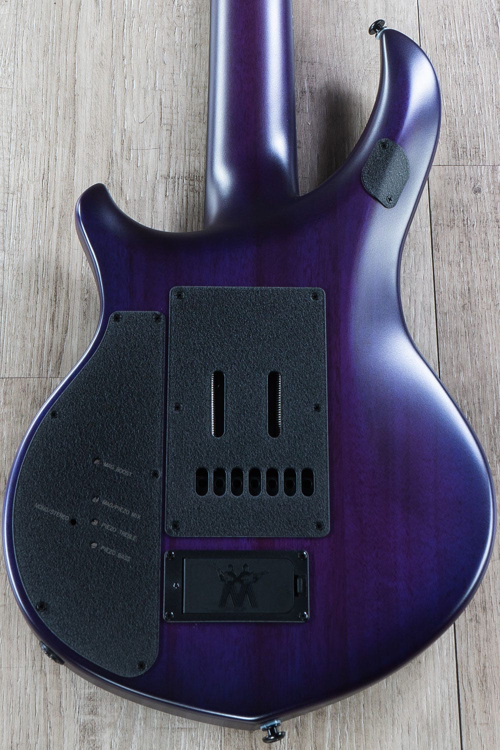 Ernie Ball Music Man Monarchy Series Majesty 7 - 7-String Electric Guitar, Ebony Fretboard, Hard Case - Majestic Purple
