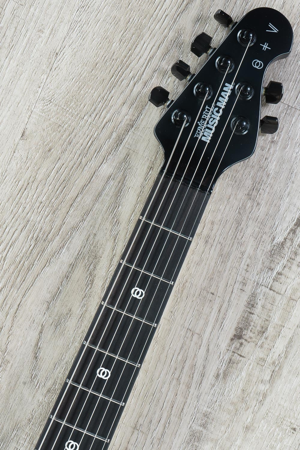 Ernie Ball Music Man St. Vincent Signature Electric Guitar, Ebony Fingerboard, Hard Case - Stealth Black