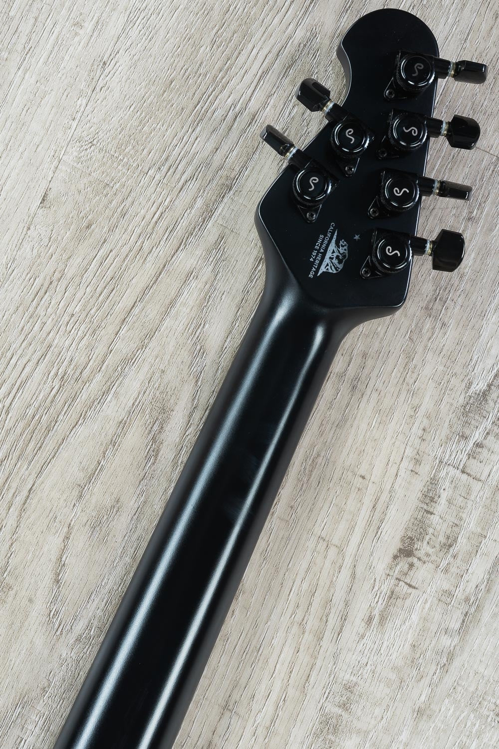 Ernie Ball Music Man St. Vincent Signature Electric Guitar, Ebony Fingerboard, Hard Case - Stealth Black
