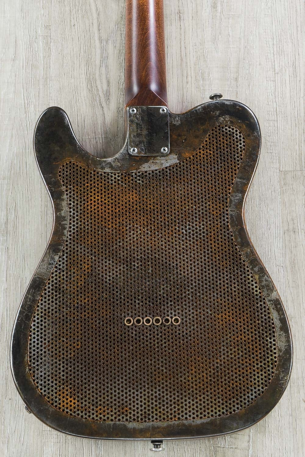 James Trussart Custom Guitars Rust O Matic Gator Deluxe SteelCaster Electric Guitar with Hard Case