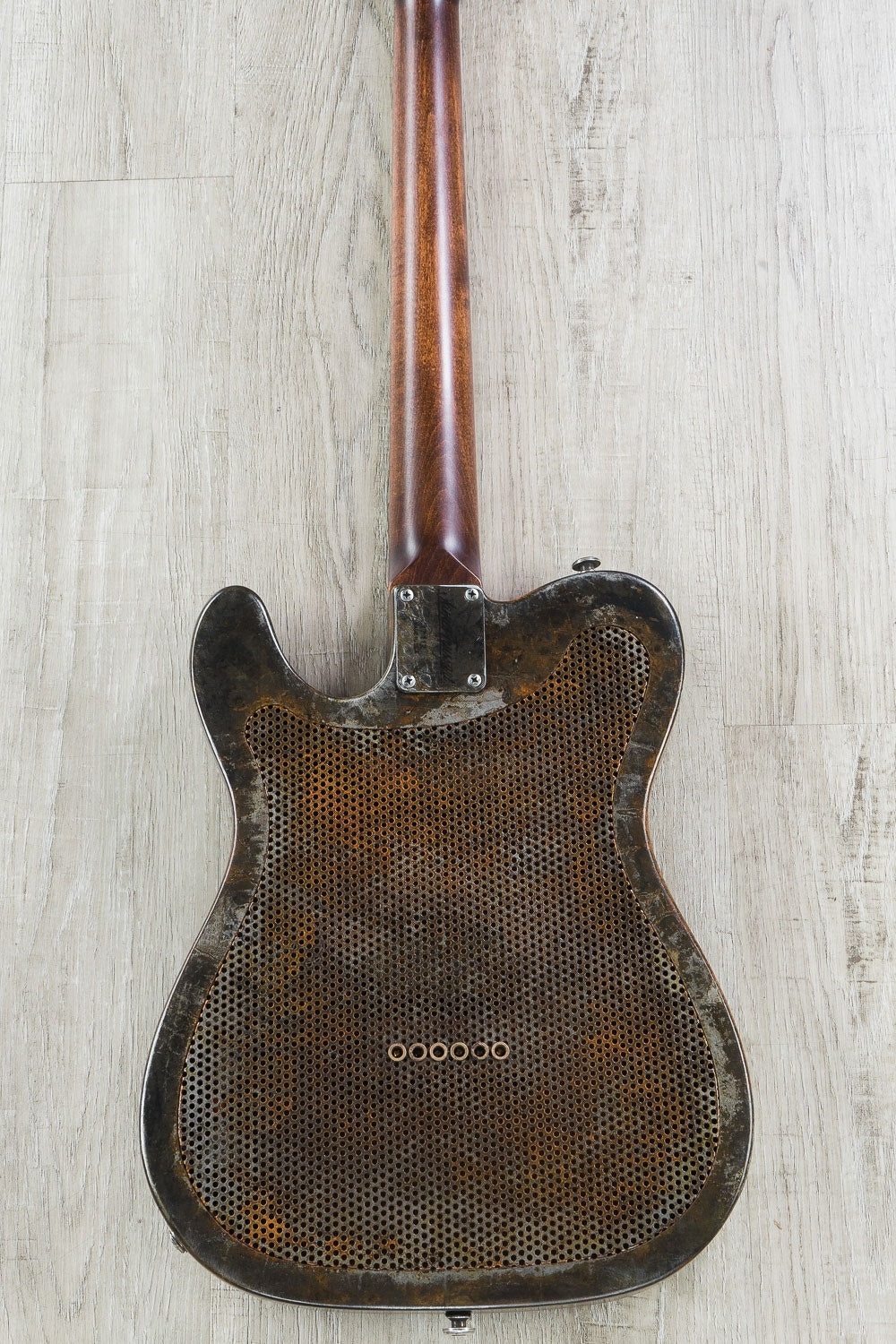 James Trussart Custom Guitars Rust O Matic Gator Deluxe SteelCaster Electric Guitar with Hard Case