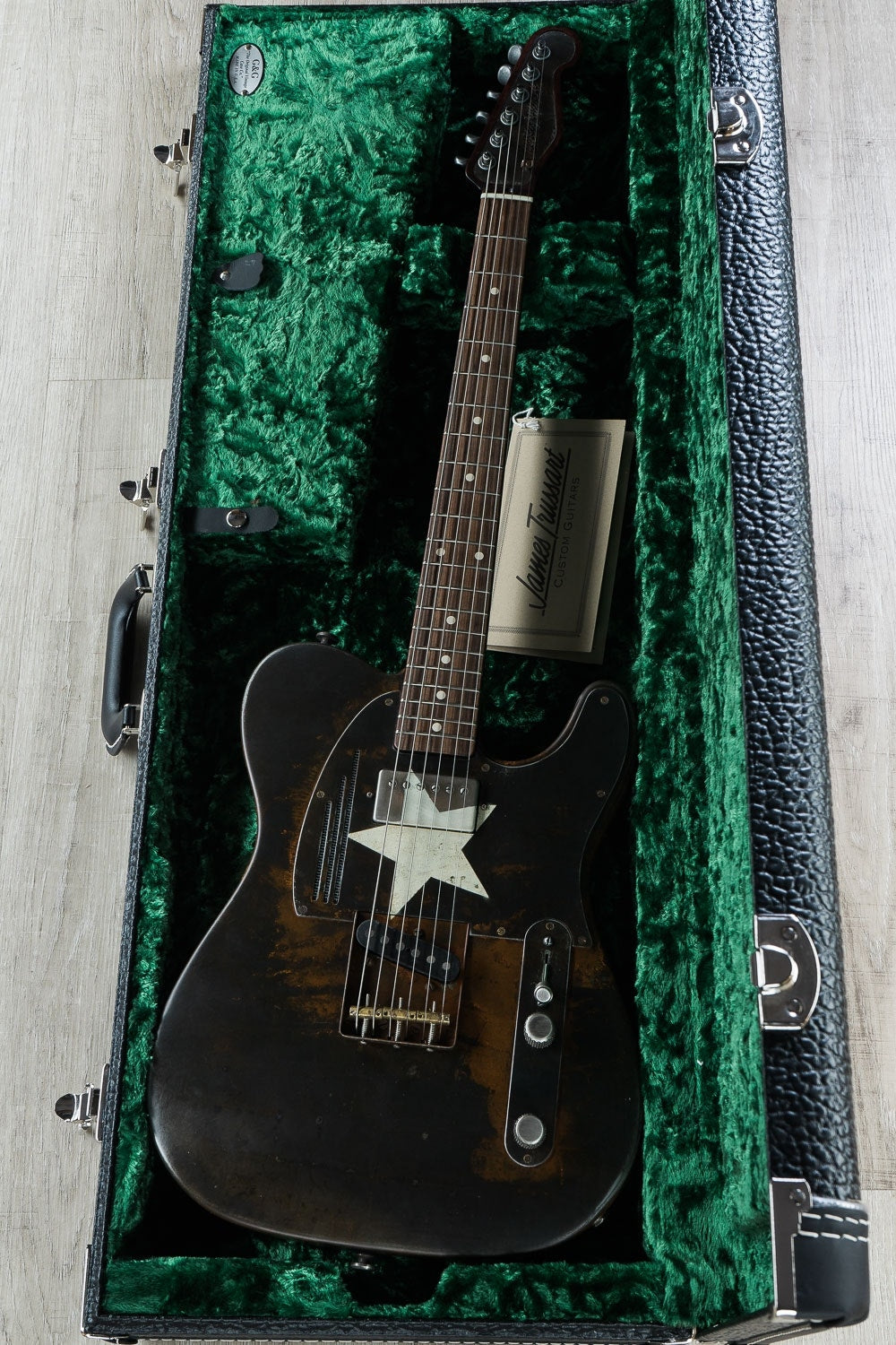 James Trussart Custom Guitars Lone Star Rust O Matic SteelCaster Electric Guitar with Hard Case