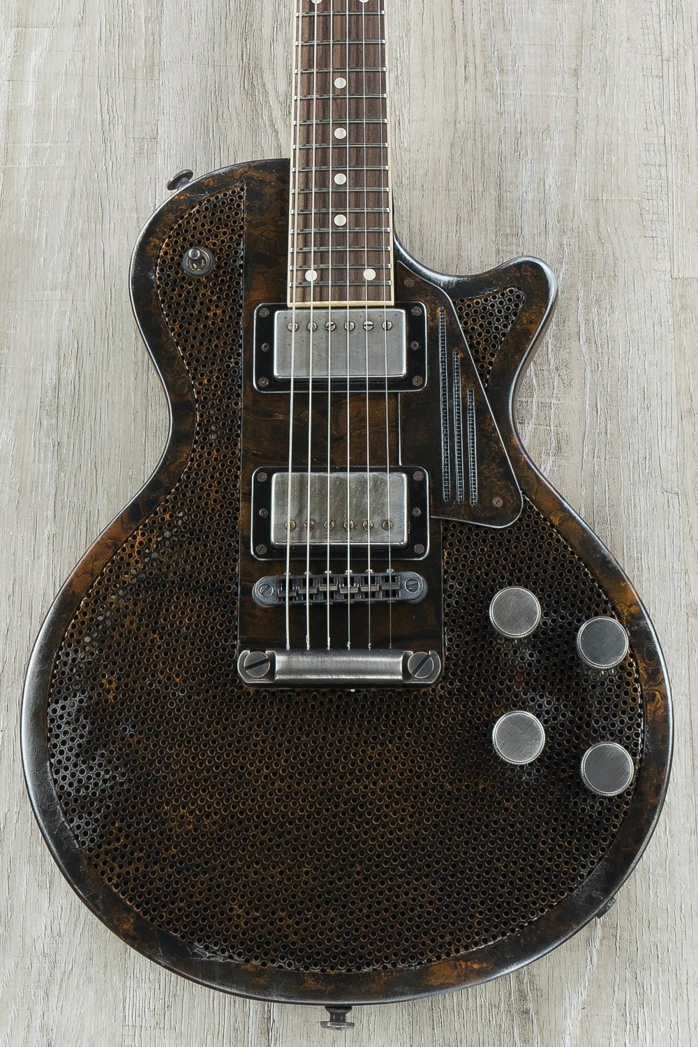 James Trussart Custom Guitars Rust O Matic SteelDeville Electric Guitar with Hard Case