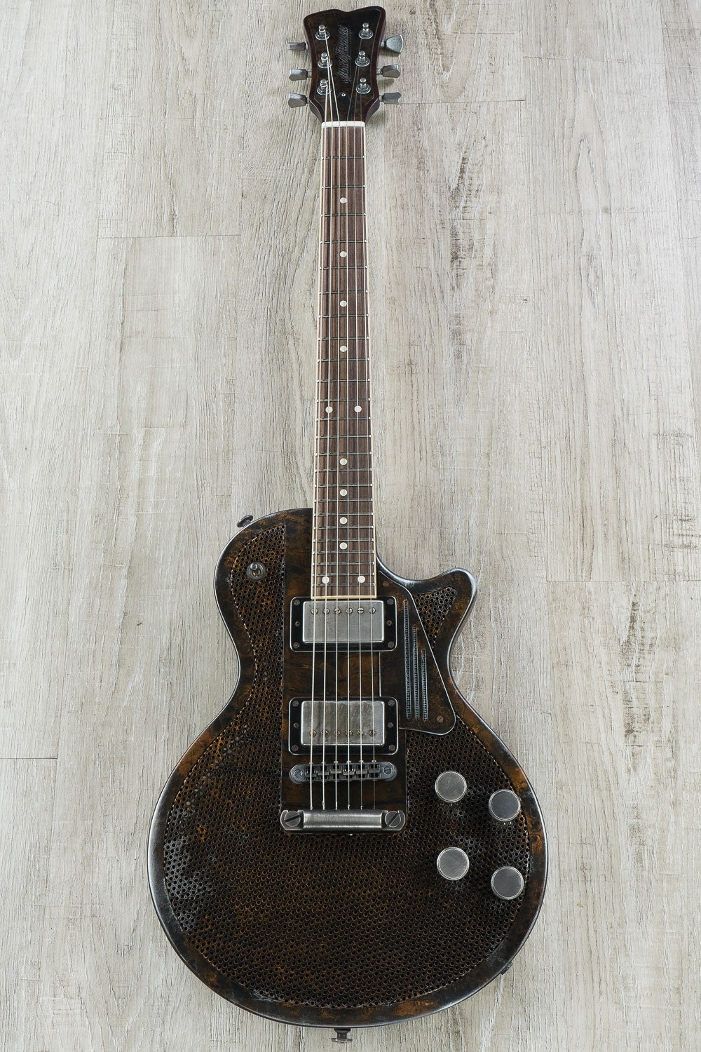 James Trussart Custom Guitars Rust O Matic SteelDeville Electric Guitar with Hard Case