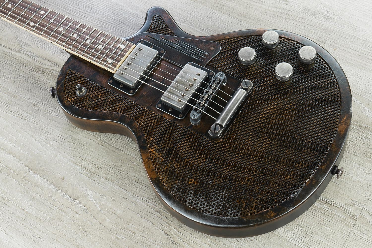 James Trussart Custom Guitars Rust O Matic SteelDeville Electric Guitar with Hard Case